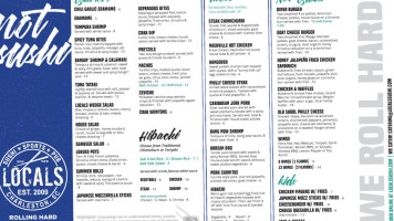 Locals West Ashley menu