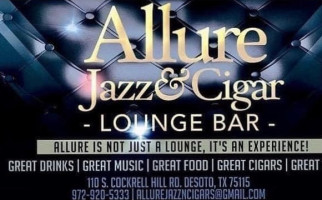 Allure Jazz Cigar Lounge food