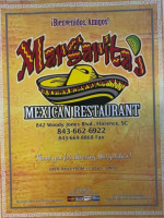 Margarita's Mexican 3 menu