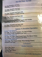Sammy Bostons Best Breakfast menu