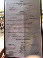 Cape Fear Vineyard And Winery menu