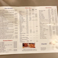 S S Lobster menu