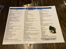 Blue 42 Restaurant Bar menu
