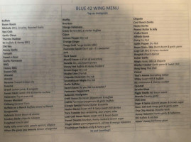 Blue 42 Restaurant Bar inside