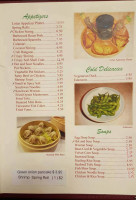 Lotus Chinese menu