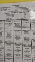 The Lunch House menu