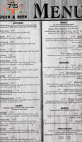 The 715 Steer And Beer menu