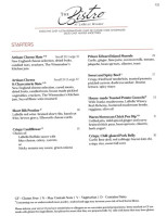 The Bistro At Labelle Winery Amherst menu