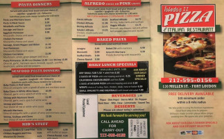 Toledo’s Ii Pizza menu