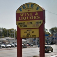 Pete's Wine Liquor outside