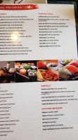 Hisui Sushi menu