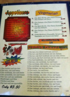 San Antonio's menu