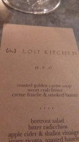 The Lost Kitchen food