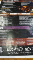 La Salle County Steakhouse menu