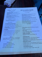 Shark And Seafood House menu