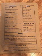 Chardcore Grill menu