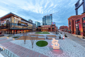 Ballpark Village St. Louis outside