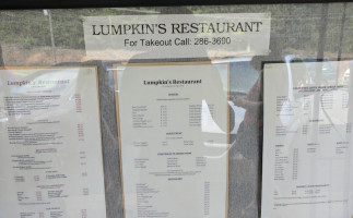 Lumpkin menu