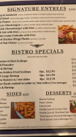 Wydia's Seafood And Steakhouse menu