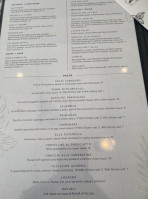 Al Dente's Italiano menu