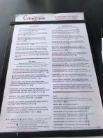 The Cornucopia Cafe menu