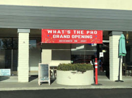What's The Pho outside