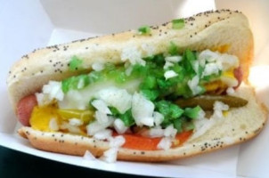 Chicago Reds Windy City Hot Dogs food
