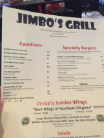 Jimbo's Grill menu
