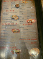 Baja California Cantina And Grill menu