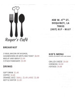 Royer's Cafe food