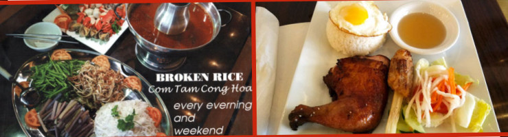 Broken Rice Pho Com Tam Viet food