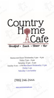 Country Home Cafe food