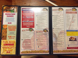 Calico County menu