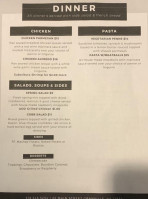 On The Rocks Pub menu