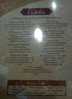 Bistro 26 menu