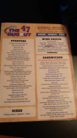 The Dugout 47 menu