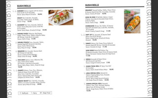 Aozora Sushi menu
