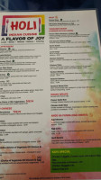 Holi Indian Cuisine A Flavor Of Joy menu