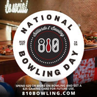810 Billiards Bowling Conway food