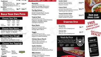 Westside Pizza menu