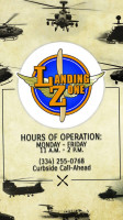 The Landing menu