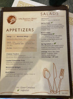 Lake Raystown Resort Marina menu