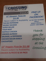 Third Crossing Grill menu