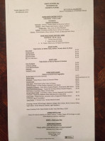 Dara's Caterers Inc menu