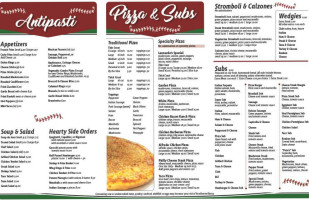 Leonardo's menu