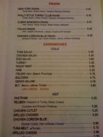 Essex Bagels menu