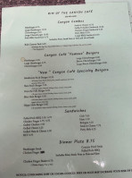 Rim Of The Canyon Cafe Grocery menu