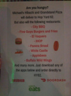 Hop Yard 62 menu