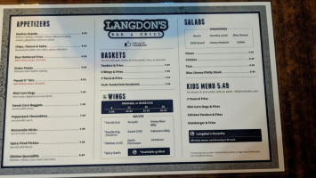Langdon's Grill inside