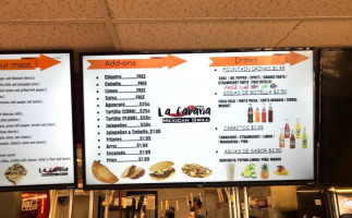 Cabaña Mexican Grill menu